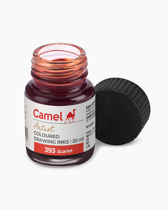CAMEL DRAWING INK SCARLET