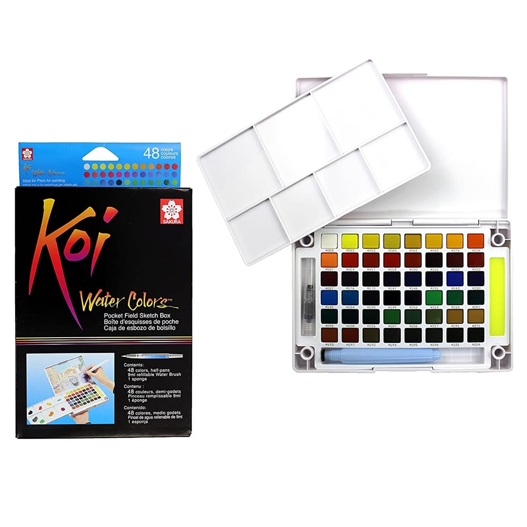 KOI WATERCOLOUR CAKE 48