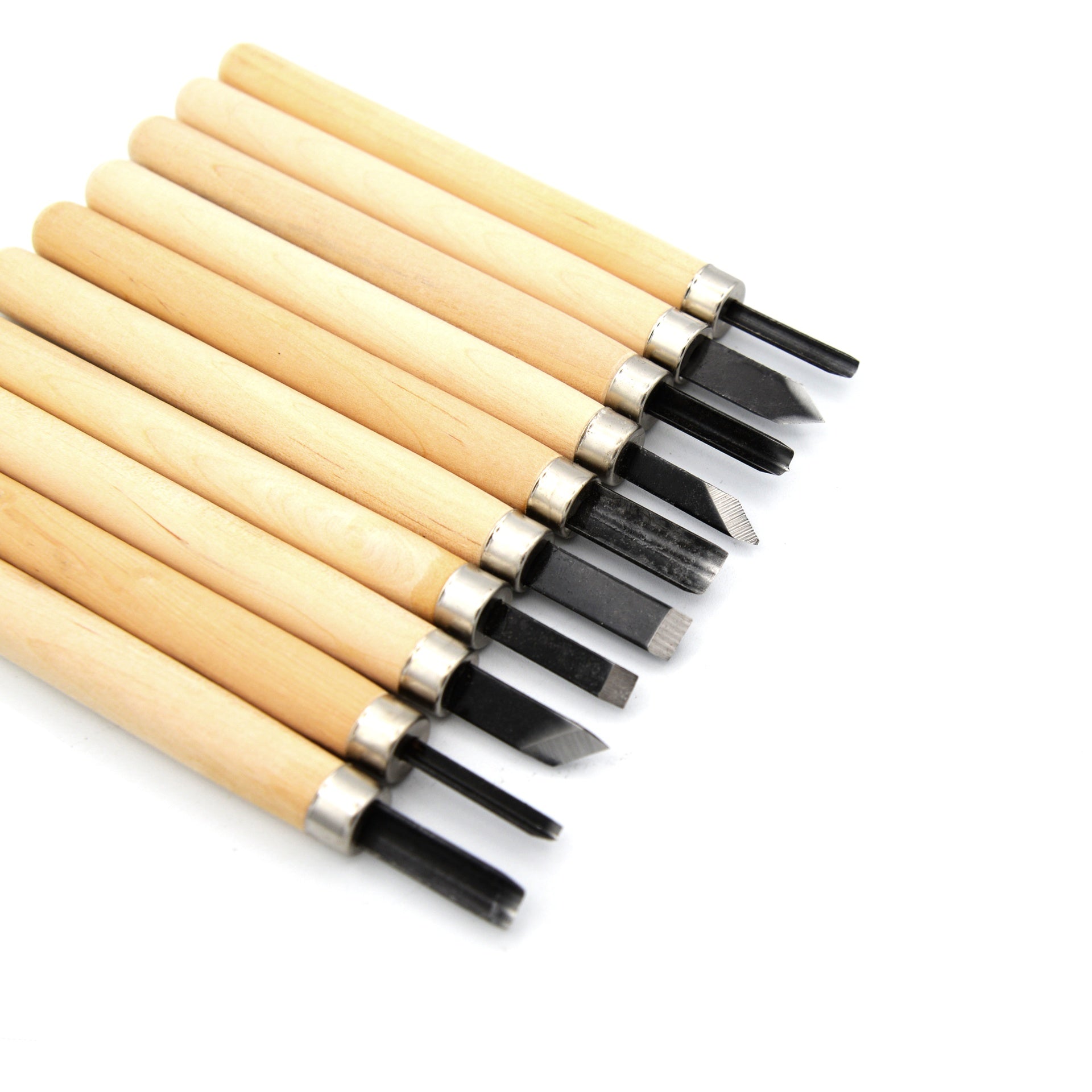 WOOD CARVING SET OF 10