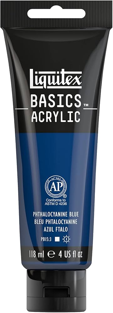 BASICS 118ML PHTHALOCYANINE BLUE