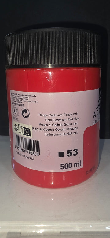 PEBEO AAC 500ML DARK CAD RED