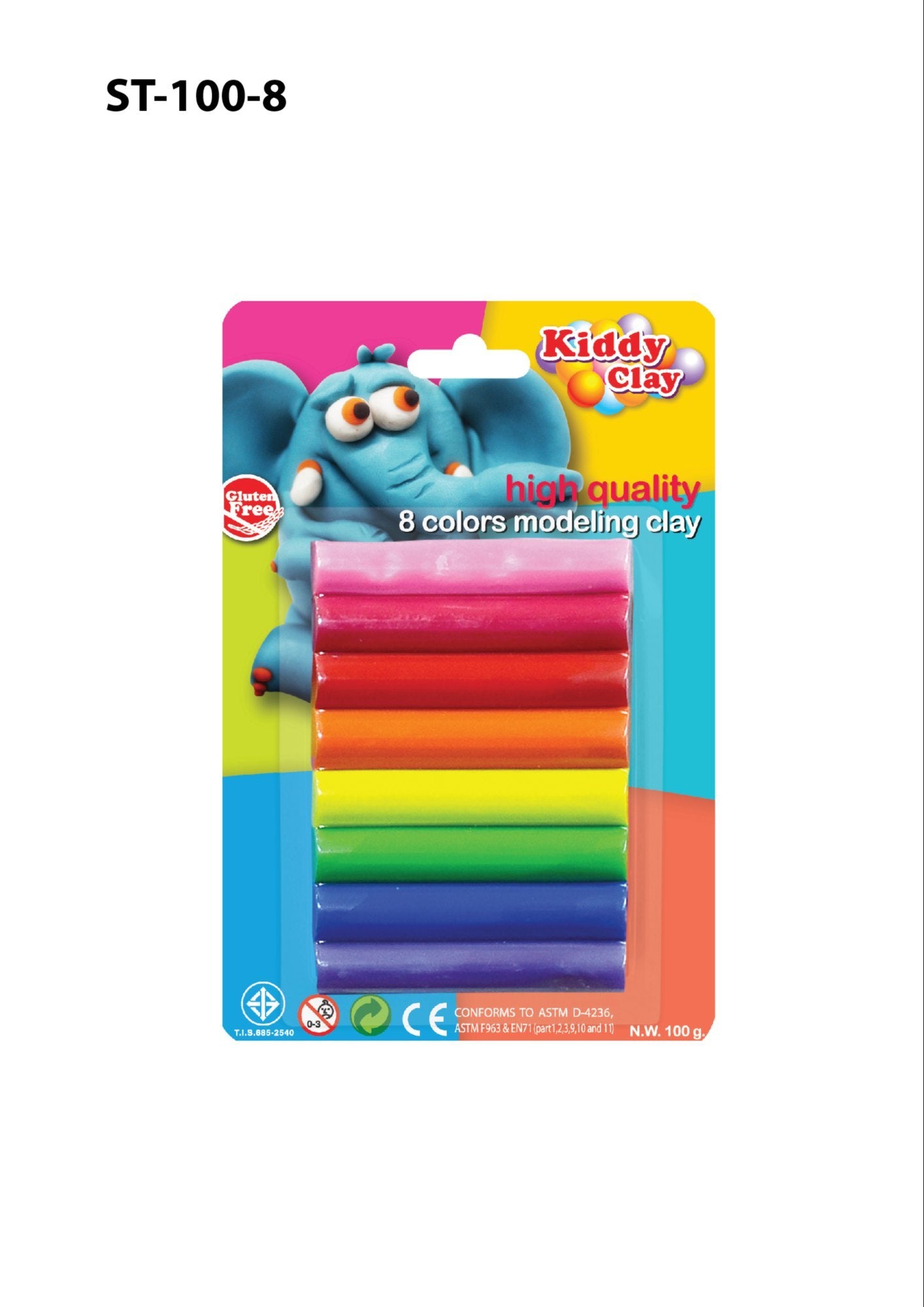 NARA MODELLING CLAY 8 COLOURS
