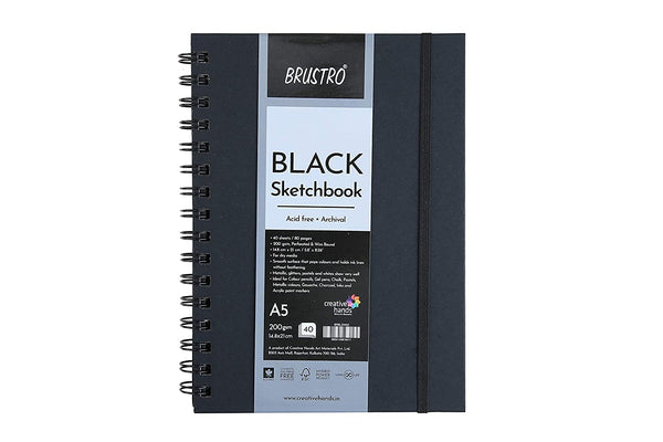 BR BLACK SKETCHBOOK A5