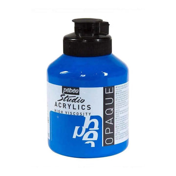 PEBEO AAC 500ML OPAQUE PRIMARY CYAN