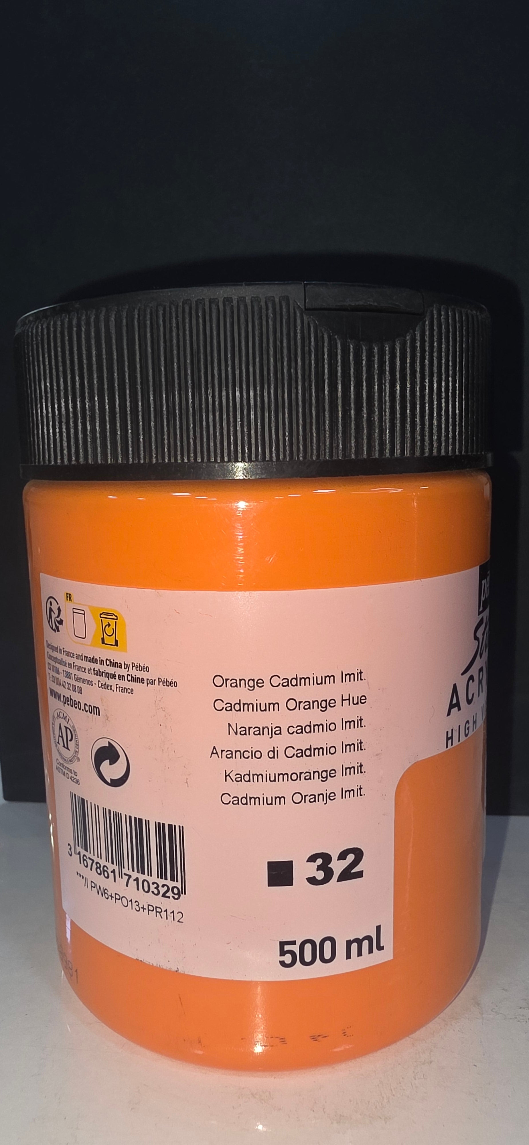 PEBEO AAC 500ML CAD ORANGE HUE