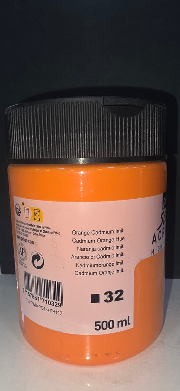 PEBEO AAC 500ML CAD ORANGE HUE