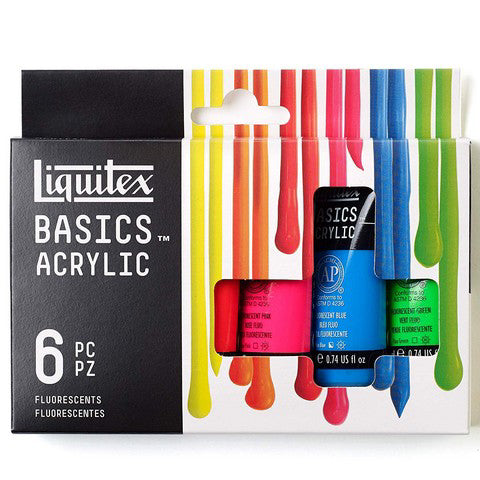 BASICS SET 6 X 22ML FLUROSCENT