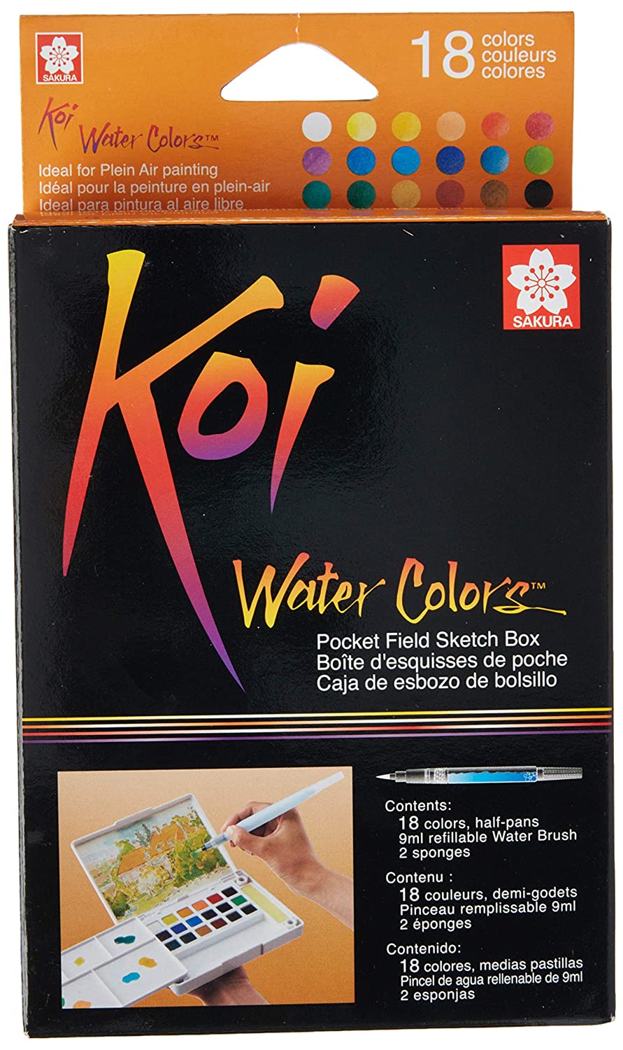 KOI WATER COLOUR  CAKE 18 SHADE
