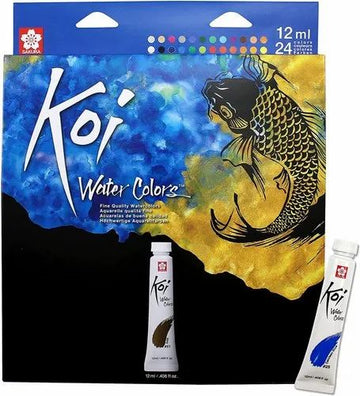 KOI WATER COLOUR TUBE 24 SHADE