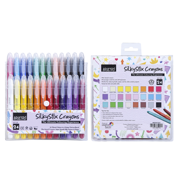 BR SILKY STIX CRAYONS 24