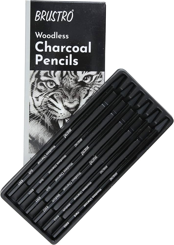 BR WOODLESS CHARCOAL PENCIL