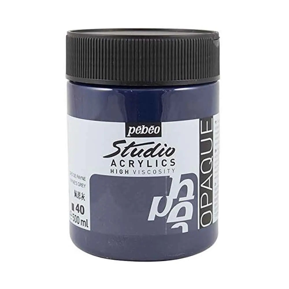 PEBEO AAC 500ML PAYNES GREY