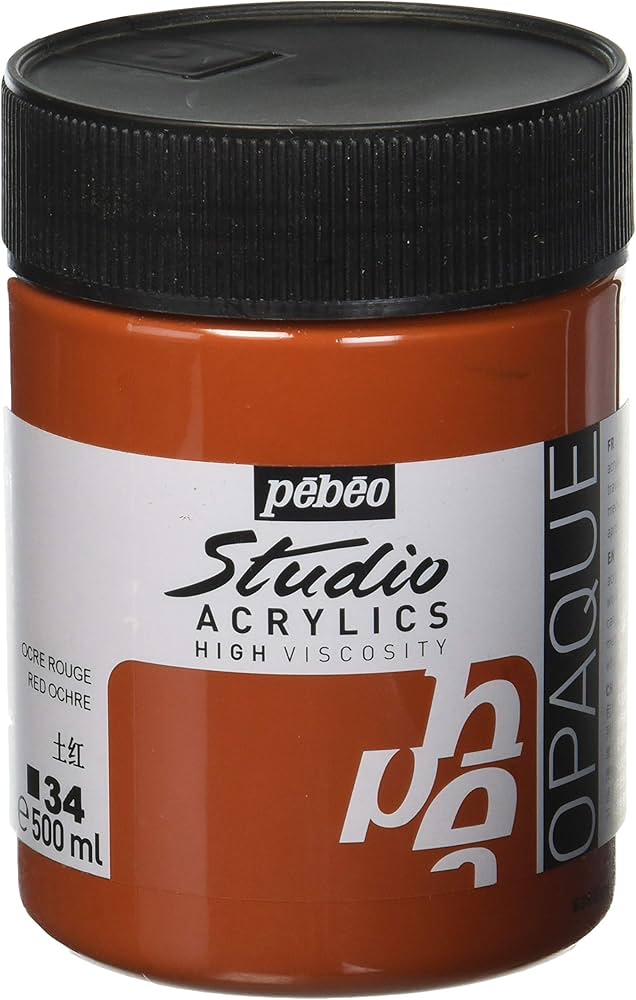 PEBEO AAC 500ML RED OCHRE