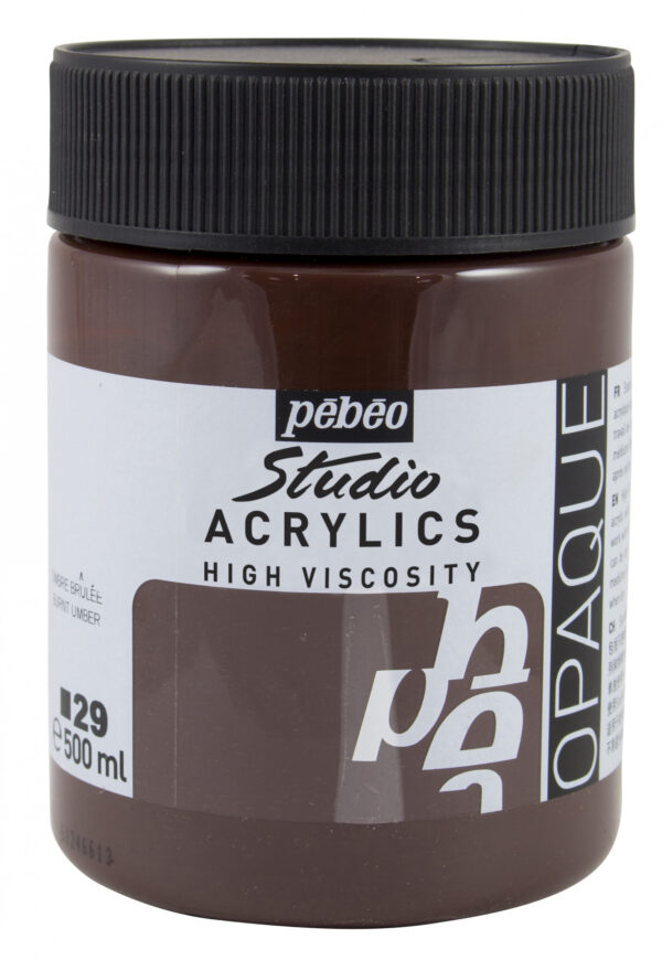 PEBEO AAC 500ML BURNT UMBER