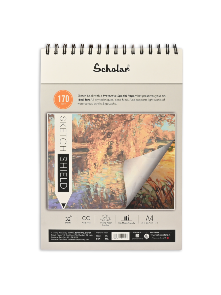 SCHOLAR WIRO SKETCH BOOK A4