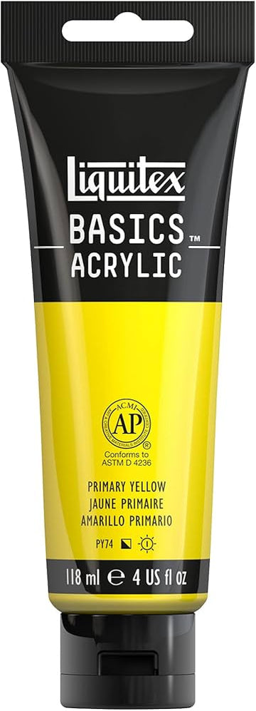 BASICS 118ML PRIMARY YELLOW