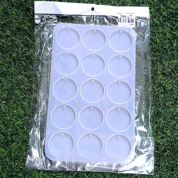 SILICON MOULD ROUND KEYCHAIN 40MM