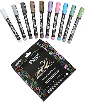 BR METALLIC BRUSH PEN