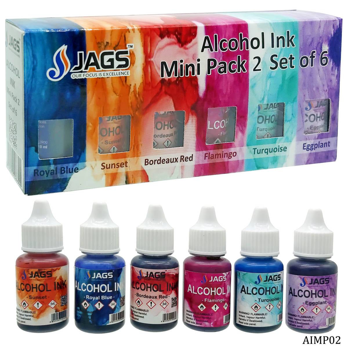 ALCOHOL INK SET 6