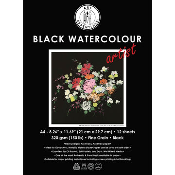 ART ESSENTIAL BLACK PAPER A4