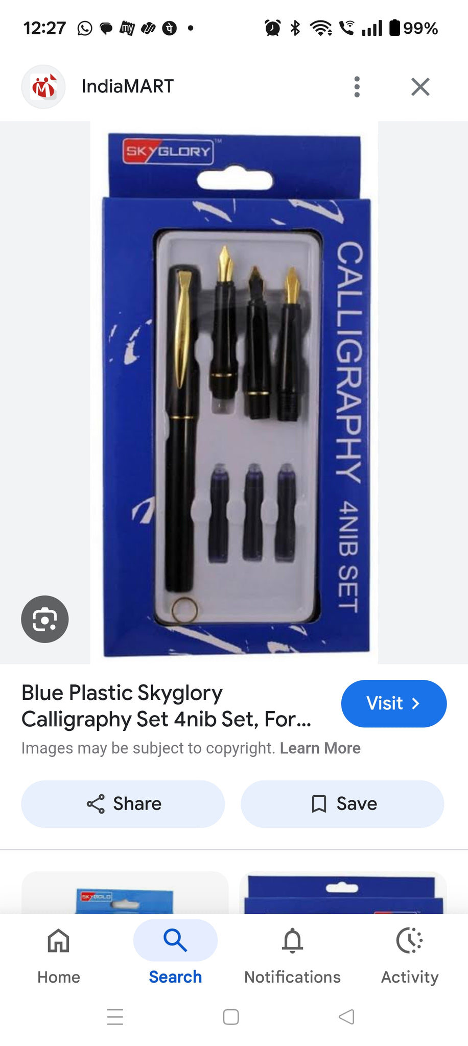 SKYGLORY 4 NIB SET