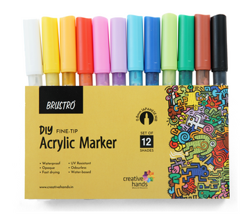 BR ACRYLIC MARKER 0.8MM 12
