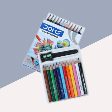 DOMS COLOUR PENCIL SMALL 12