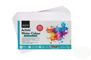 BRUSTRO WATER PAPER A4 25%COTTON