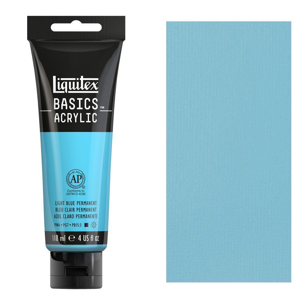 BASICS 118ML LIGHT BLUE PERM.