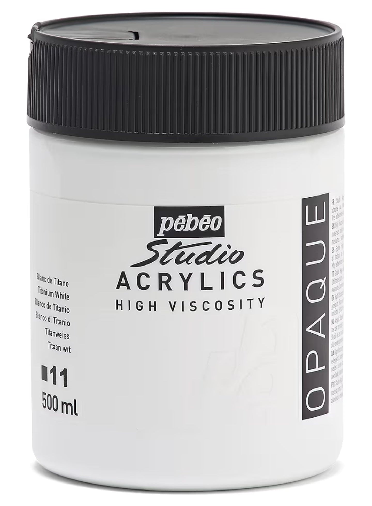 PEBEO AAC 500ML TITANIUM WHITE