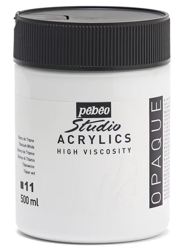 PEBEO AAC 500ML TITANIUM WHITE