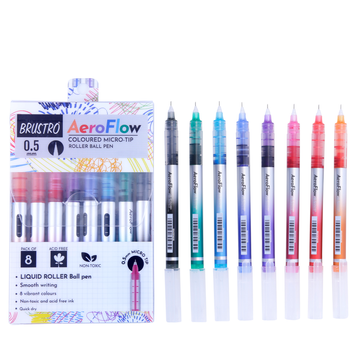 BR ROLLER PEN SET 8
