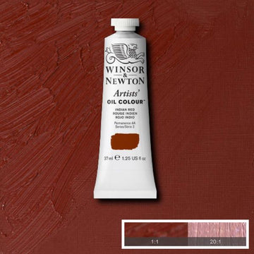 W 37ML OIL INDIAN RED