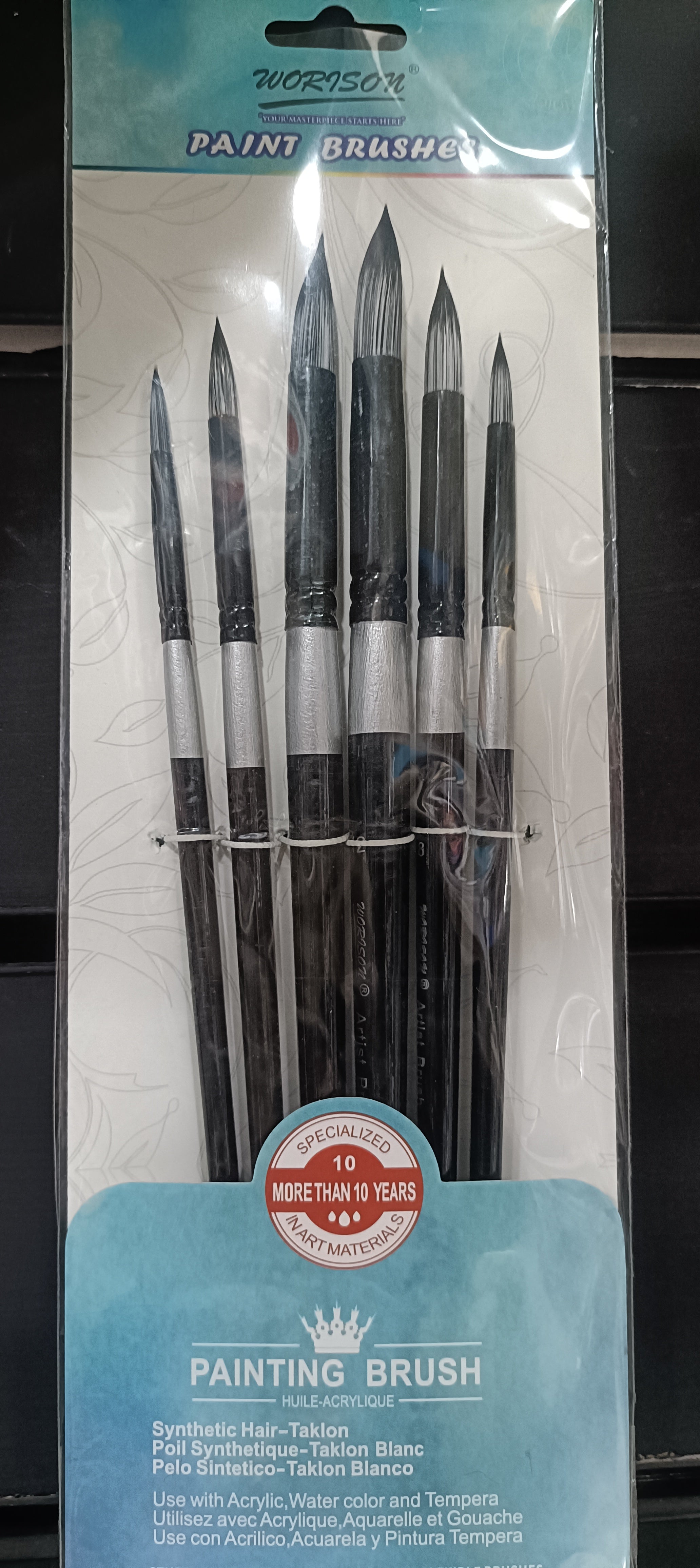 ROUND BRUSH SET 6