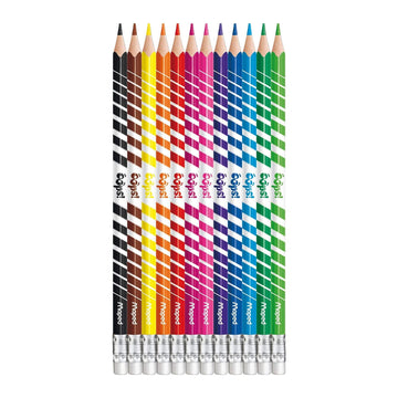 MAPED ERASABLE COLOUR PENCIL 12