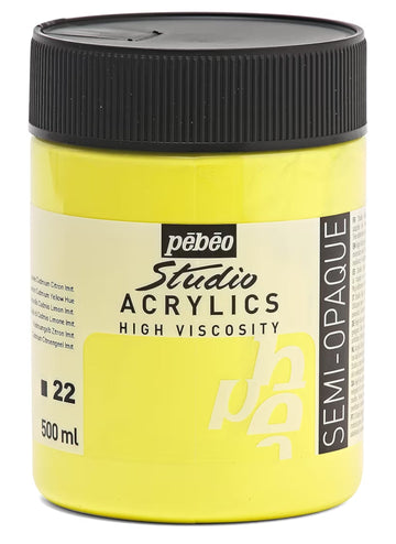 PEBEO AAC 500ML LEMON CADMIUM YELLOW
