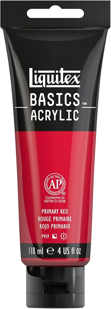 BASICS 118ML PRIMARY RED