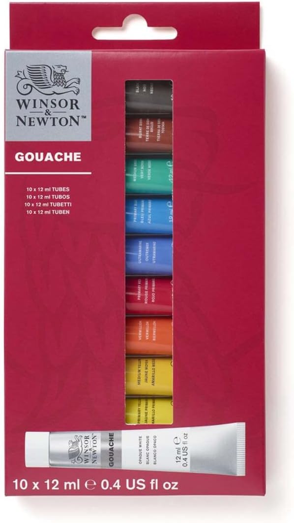 WN GOUACHE SET 10X12ML