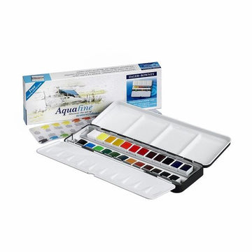 DALER ROWNEY METAL BOX 24 HALF PANS