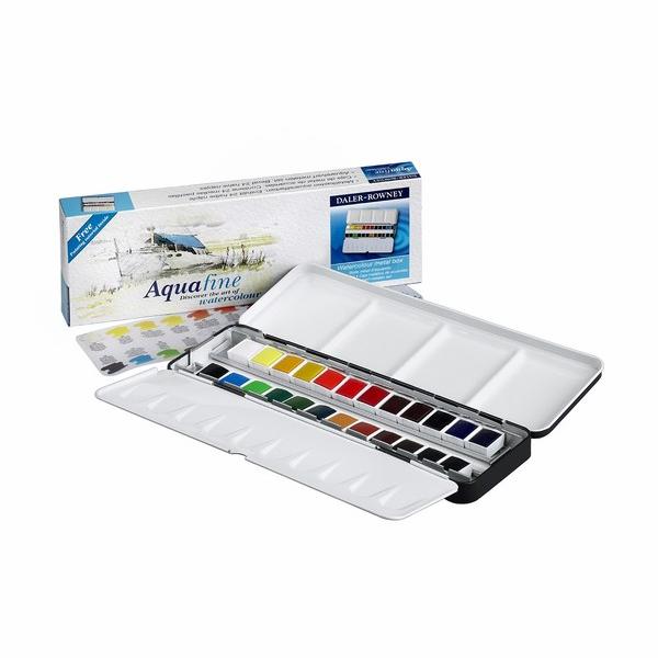 DALER ROWNEY METAL BOX 24 HALF PANS