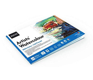 BR WATERCOLOUR PAD A4 CP 100%