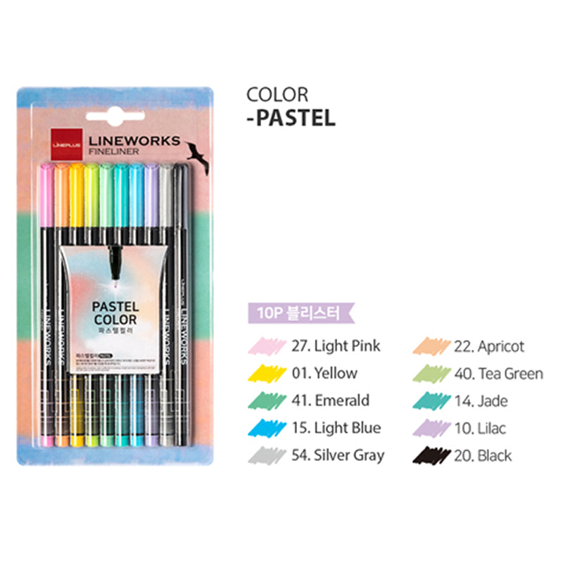 LINEPLUS PASTEL 10