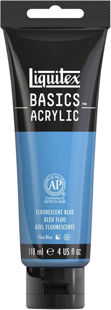 BASICS 118ML FLURO BLUE