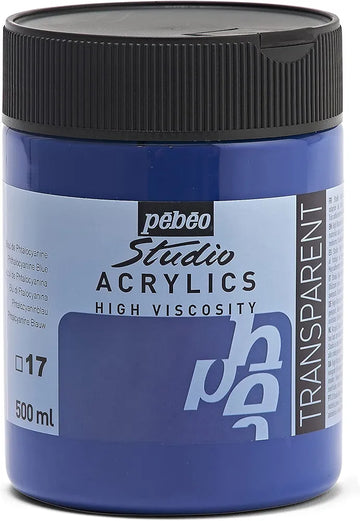 PEBEO AAC 500ML PHTHALOCYNINE BLUE