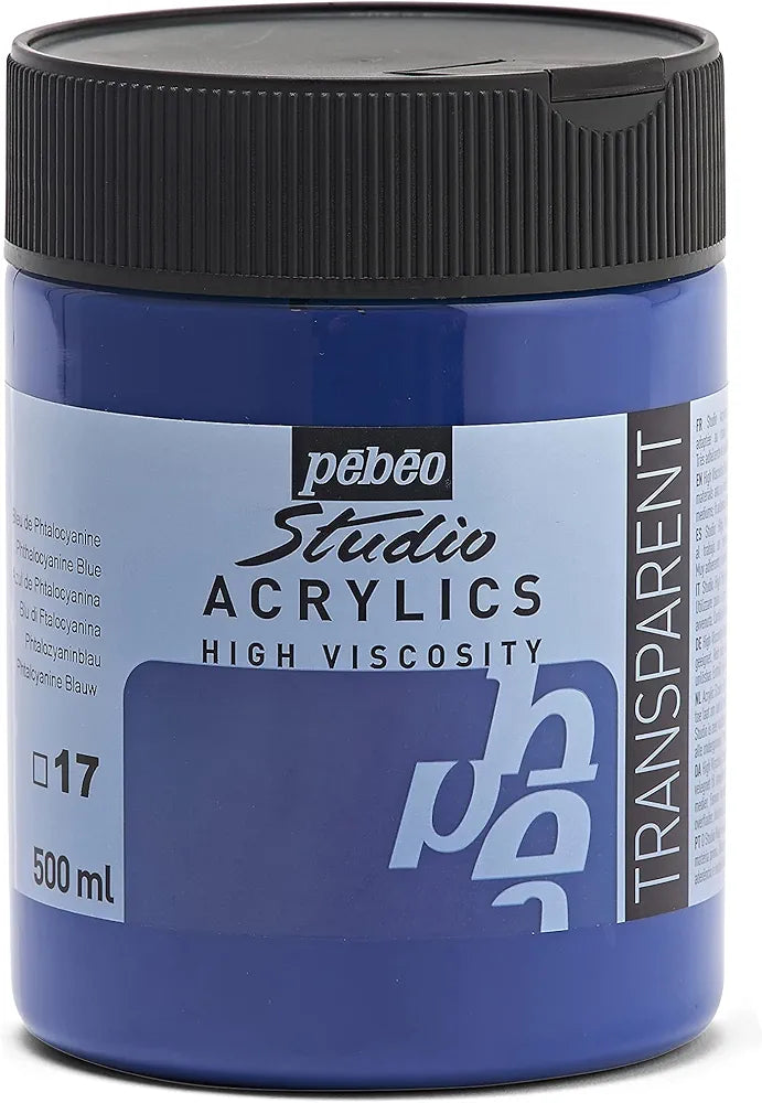 PEBEO AAC 500ML PHTHALOCYNINE BLUE