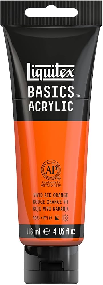 BASICS 118ML VIVID RED ORANGE