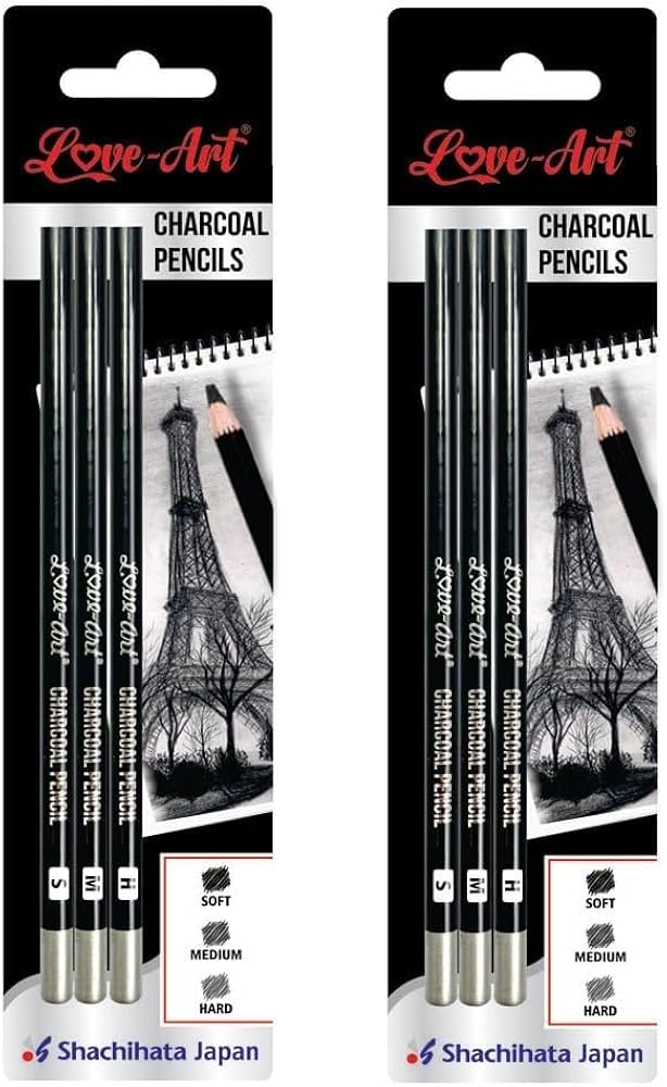 ARTLINE CHARCOAL PENCIL SET