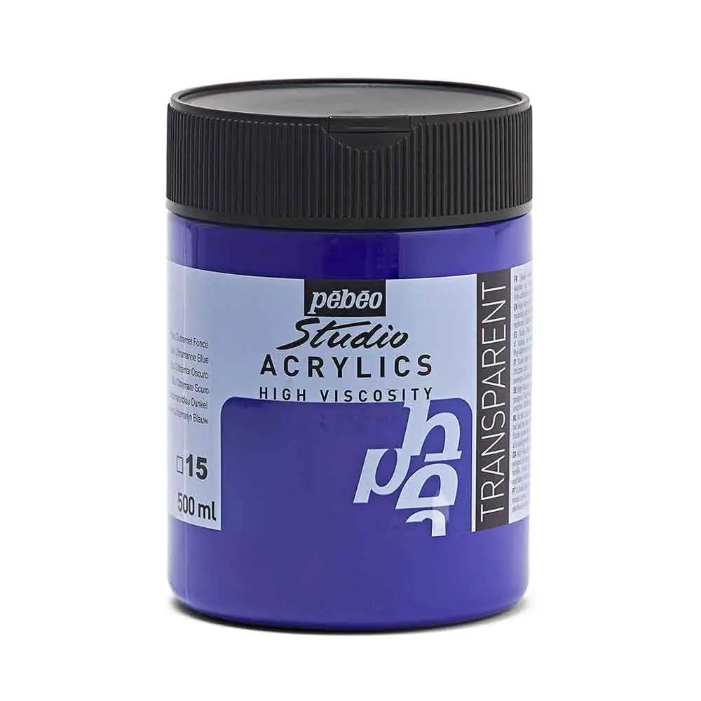 PEBEO AAC 500ML DARK ULTRAMARINE BLUE